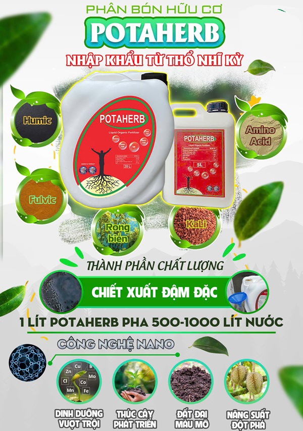 Giá phân bón hữu cơ potaherb